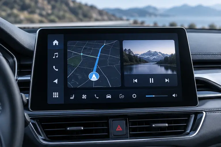 Illustrative In-Vehicle Display application