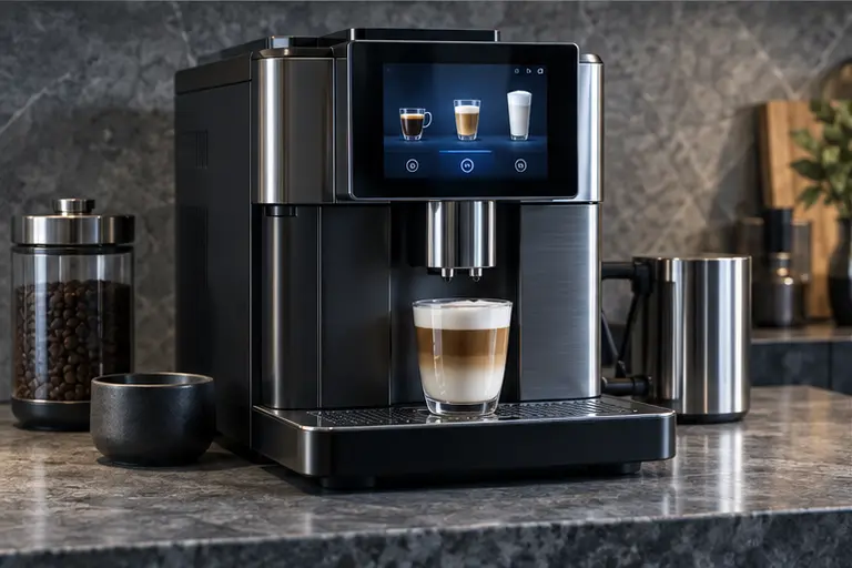 Illustrative Coffee Machine Interface application