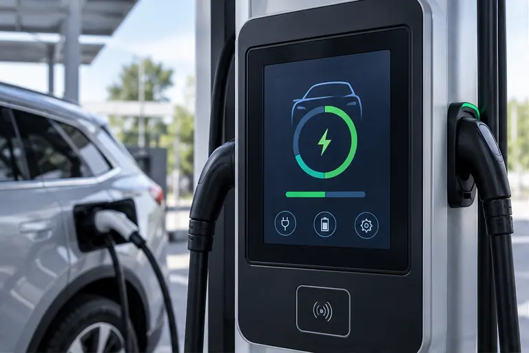 Illustrative EV Charging Interface application