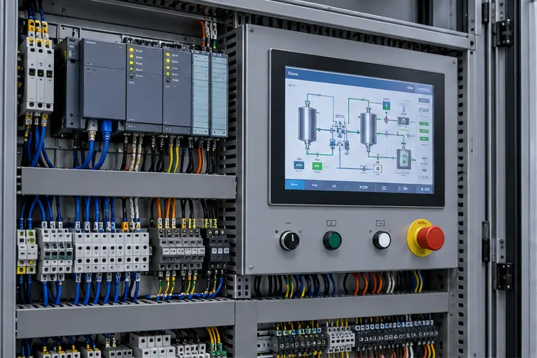 Illustrative Factory Control Panel application